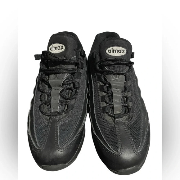 NIKE AIR MAX 95 RECRAFT ALL BLACK - Picture 4 of 5